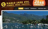 Kaslo Jazz Etc. Summer Music Festival